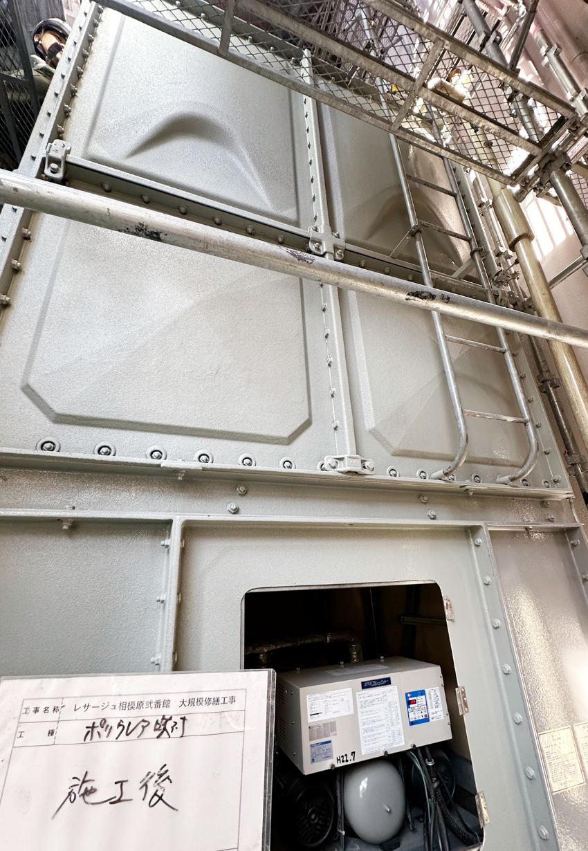 貯水タンク 補強工事事例